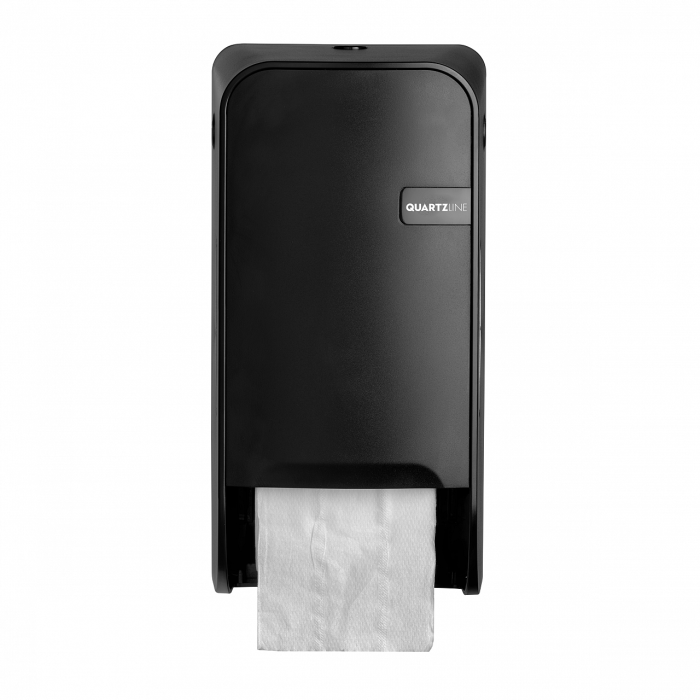 Toiletroldispenser zwart