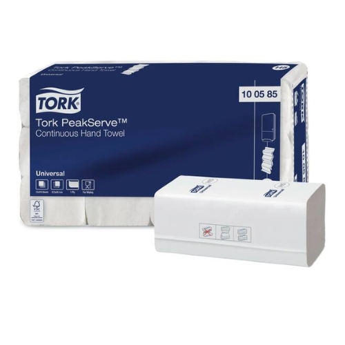 Tork PeakServe® Continu™ Handdoek 1-laags wit